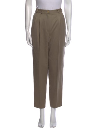 Giorgio Armani Wool Straight Leg Pants