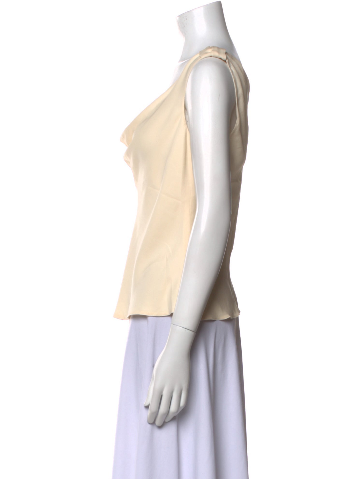 Giorgio Armani Silk Cowl Neck Top w/ Tags