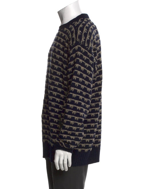 Giorgio Armani Silk Striped Pullover