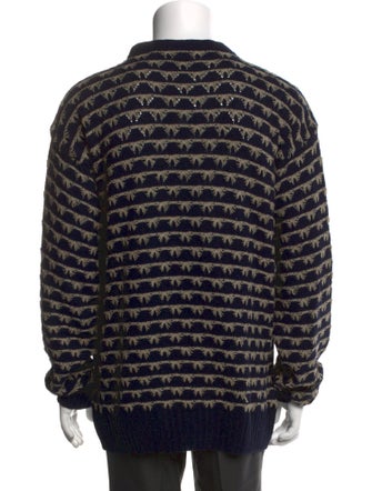 Giorgio Armani Silk Striped Pullover