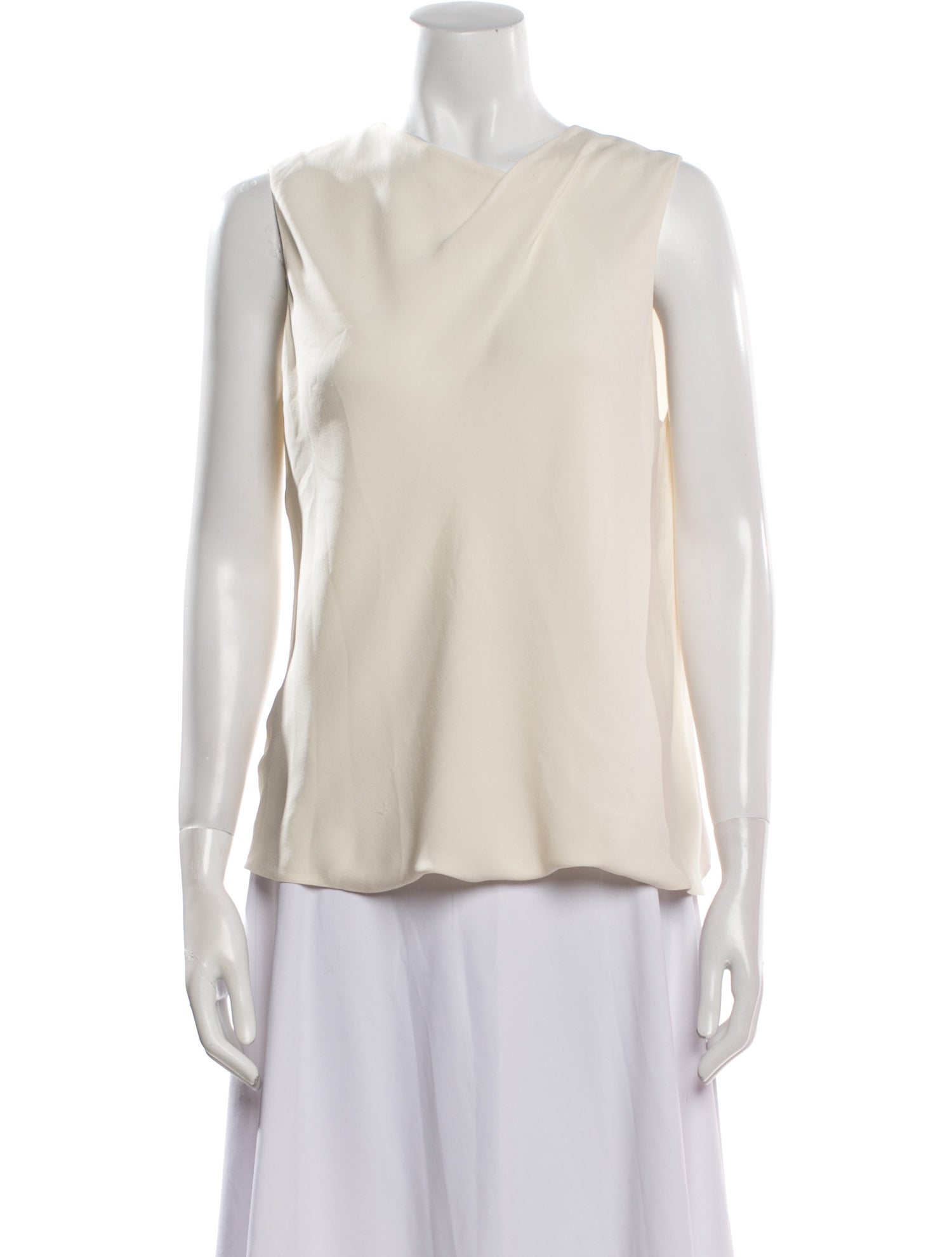 Giorgio Armani Scoop Neck Sleeveless Blouse
