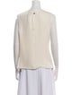 Giorgio Armani Scoop Neck Sleeveless Blouse