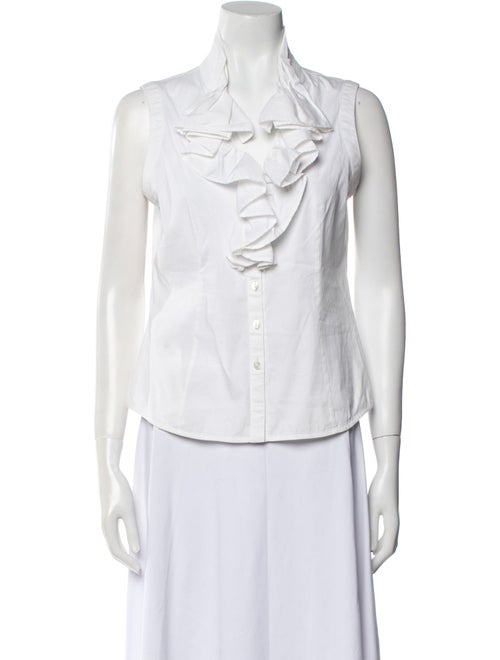 Giorgio Armani Sleeveless Button-Up Top