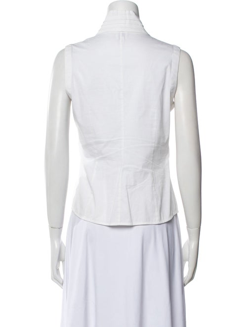 Giorgio Armani Sleeveless Button-Up Top