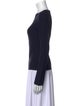 Giorgio Armani Bateau Neckline Long Sleeve Top