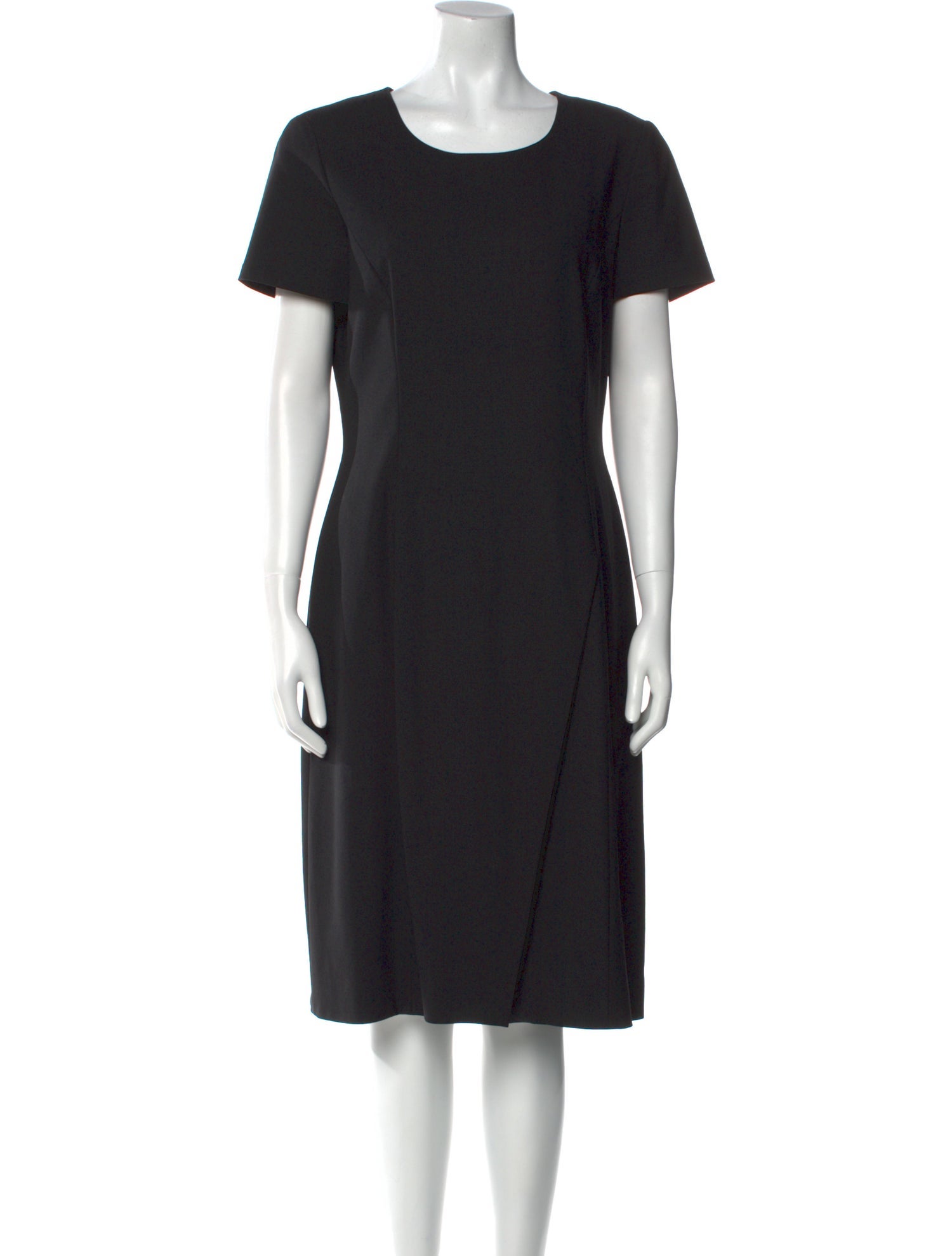 Giorgio Armani Virgin Wool Knee-Length Dress