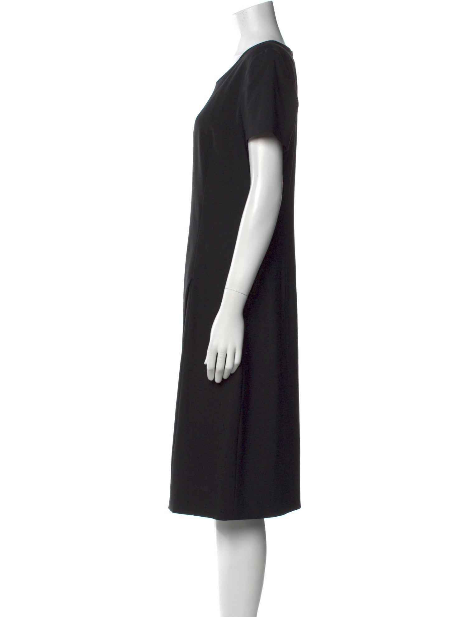 Giorgio Armani Virgin Wool Knee-Length Dress