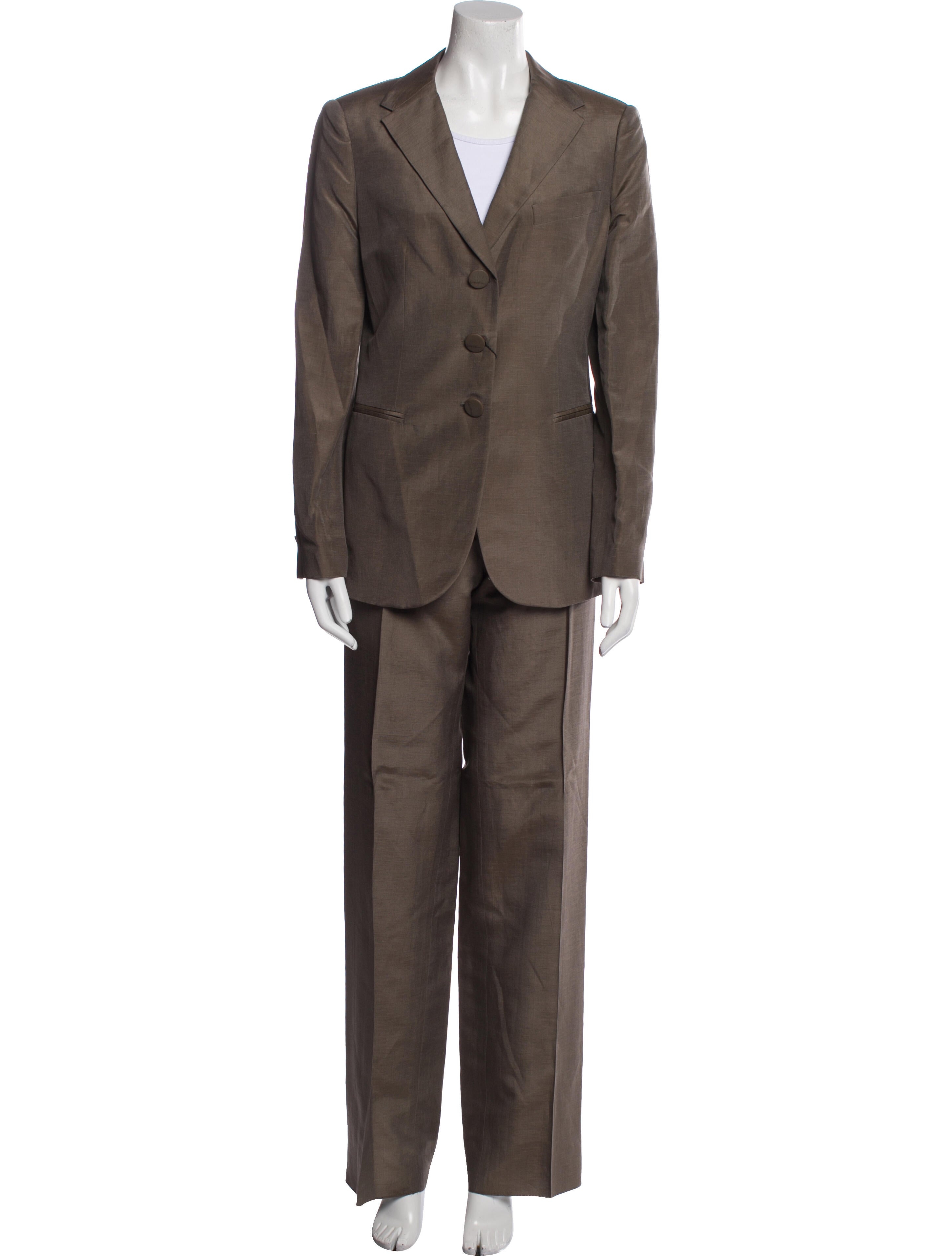 Giorgio Armani Silk Pantsuit w/ Tags