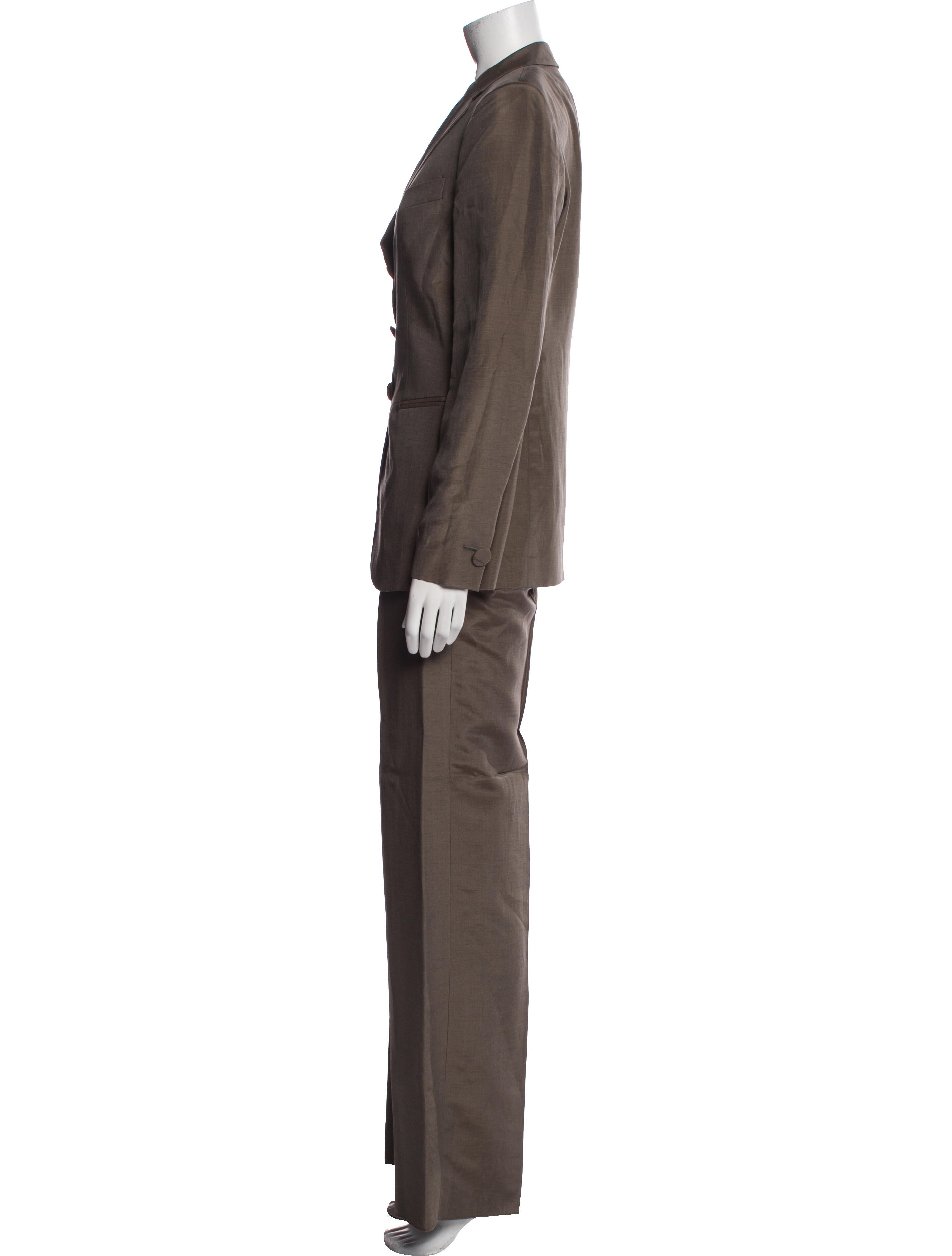 Giorgio Armani Silk Pantsuit w/ Tags
