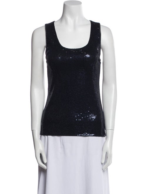 Giorgio Armani Scoop Neck Sleeveless Top