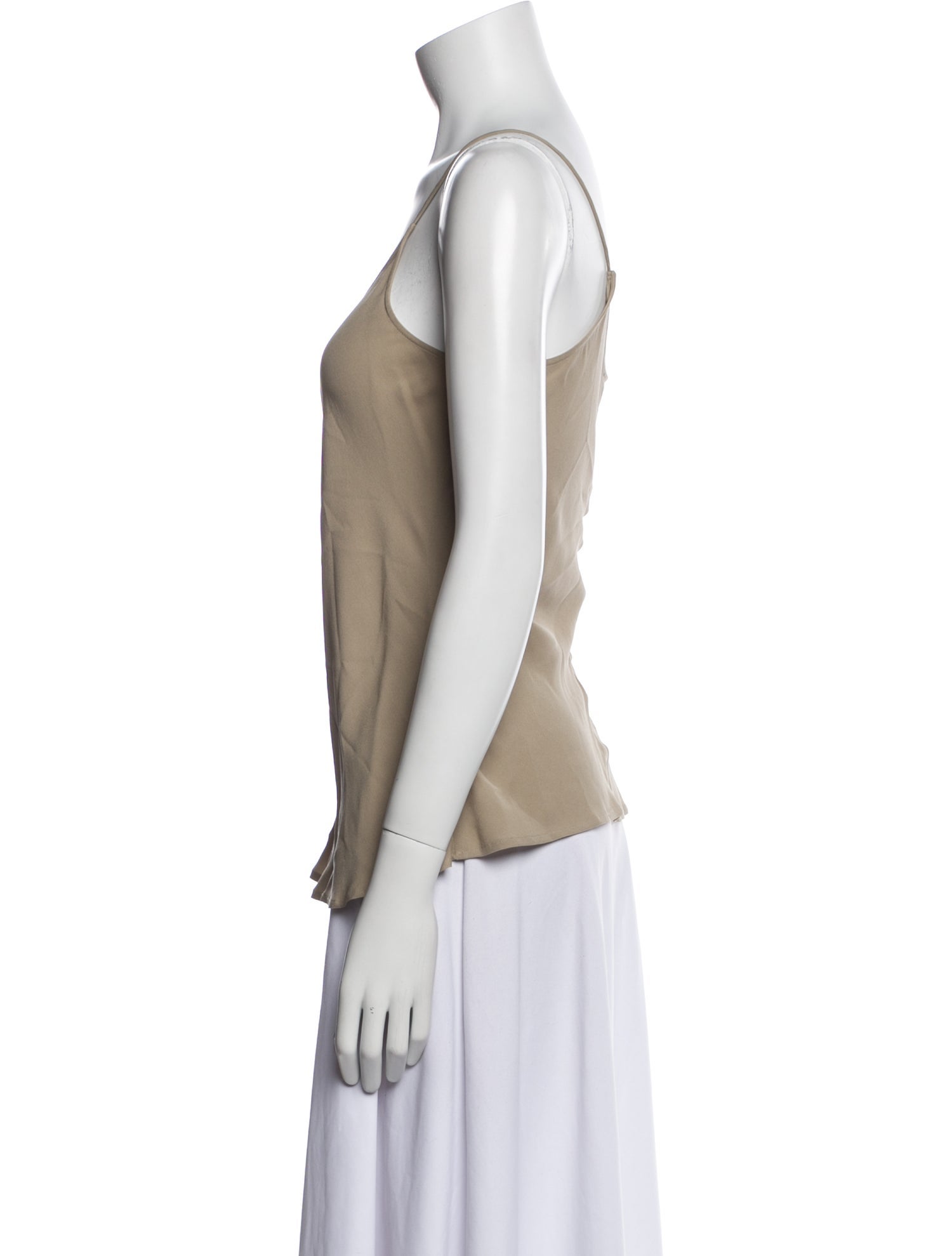Giorgio Armani Silk Scoop Neck Top