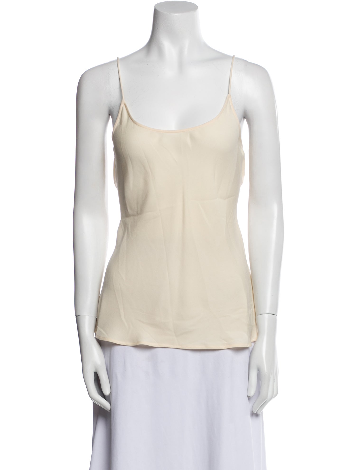 Giorgio Armani Silk Scoop Neck Top