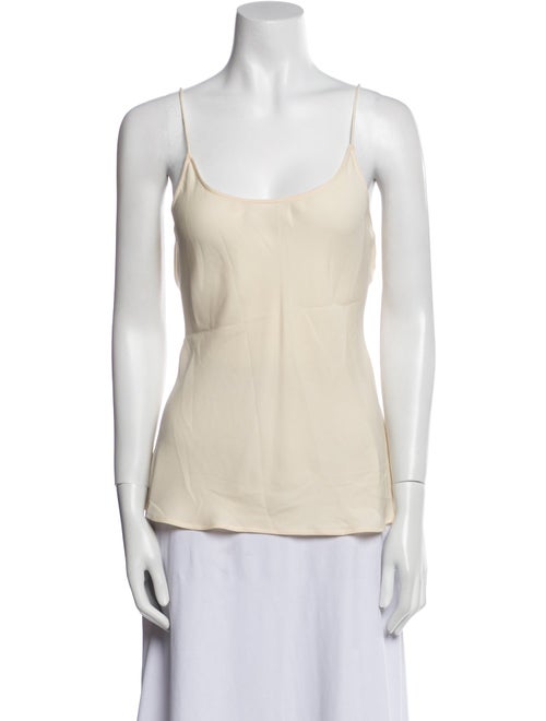 Giorgio Armani Silk Scoop Neck Top