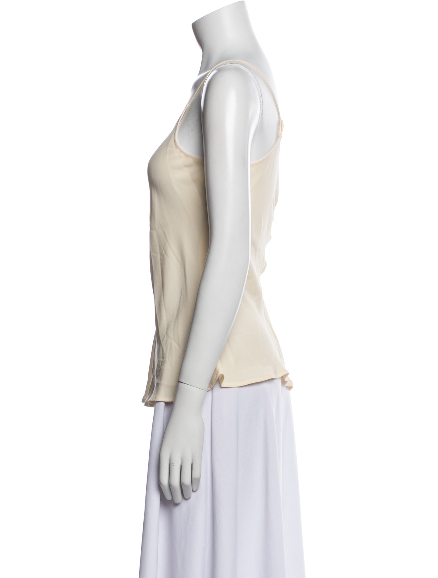 Giorgio Armani Silk Scoop Neck Top