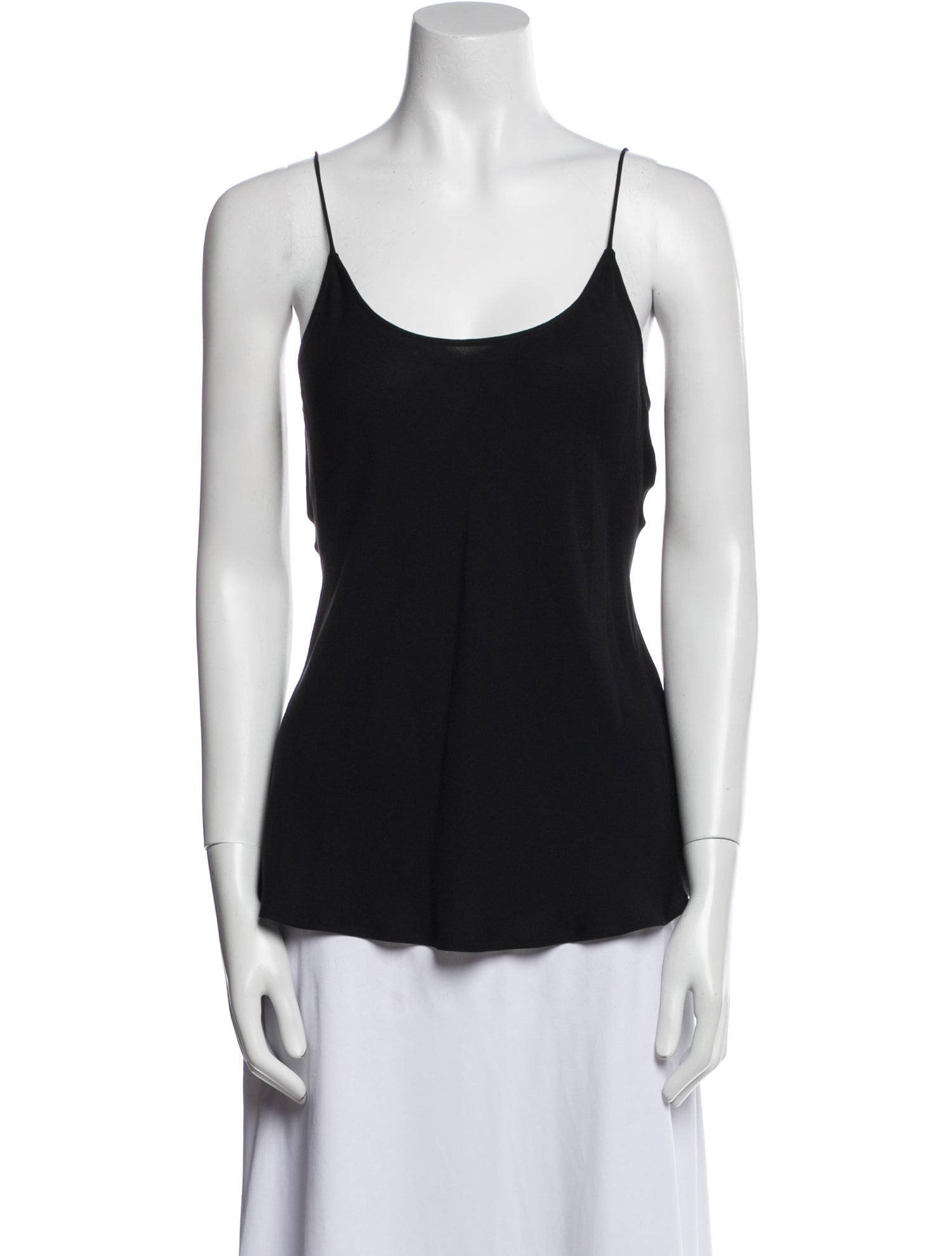 Giorgio Armani Silk Scoop Neck Top