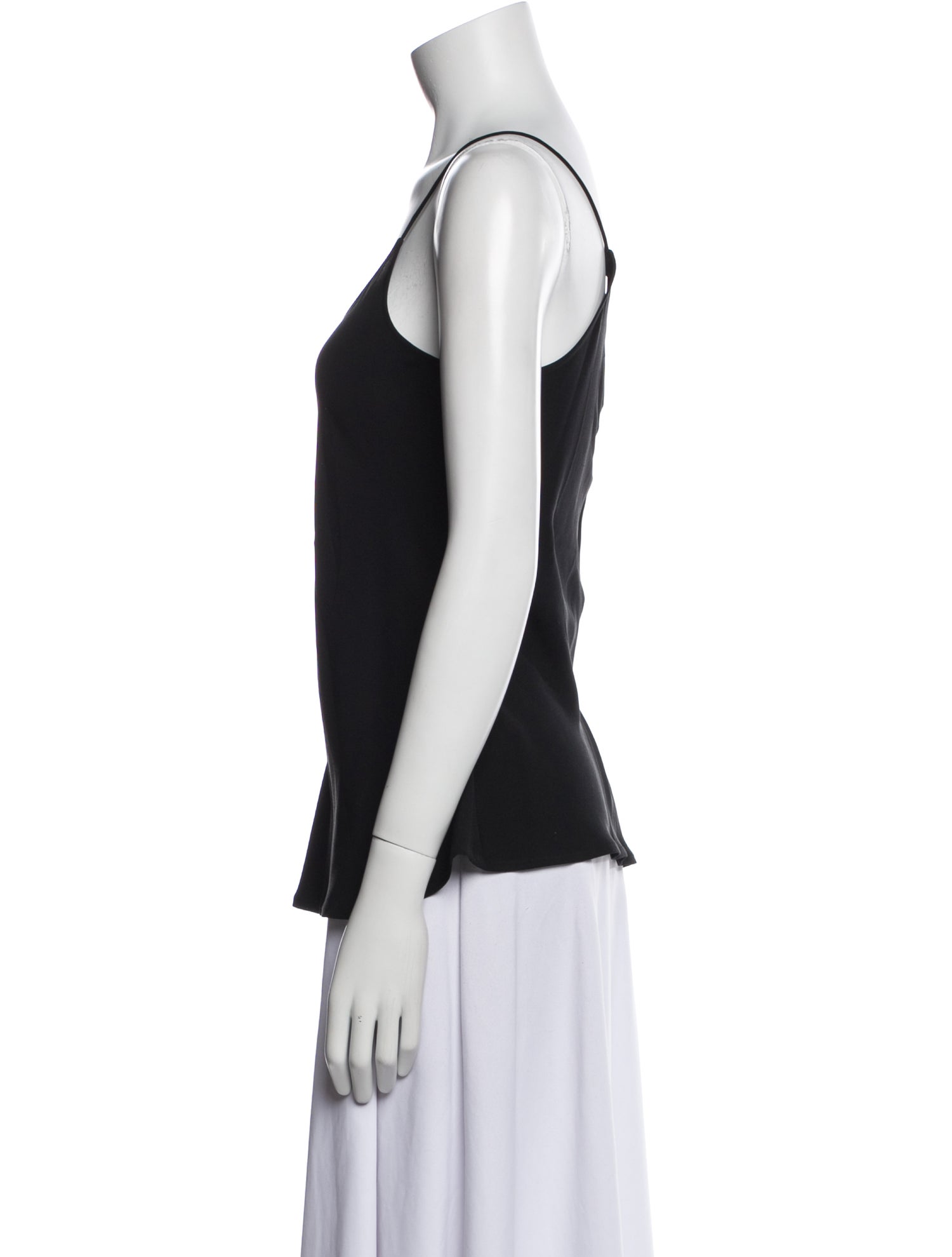 Giorgio Armani Silk Scoop Neck Top