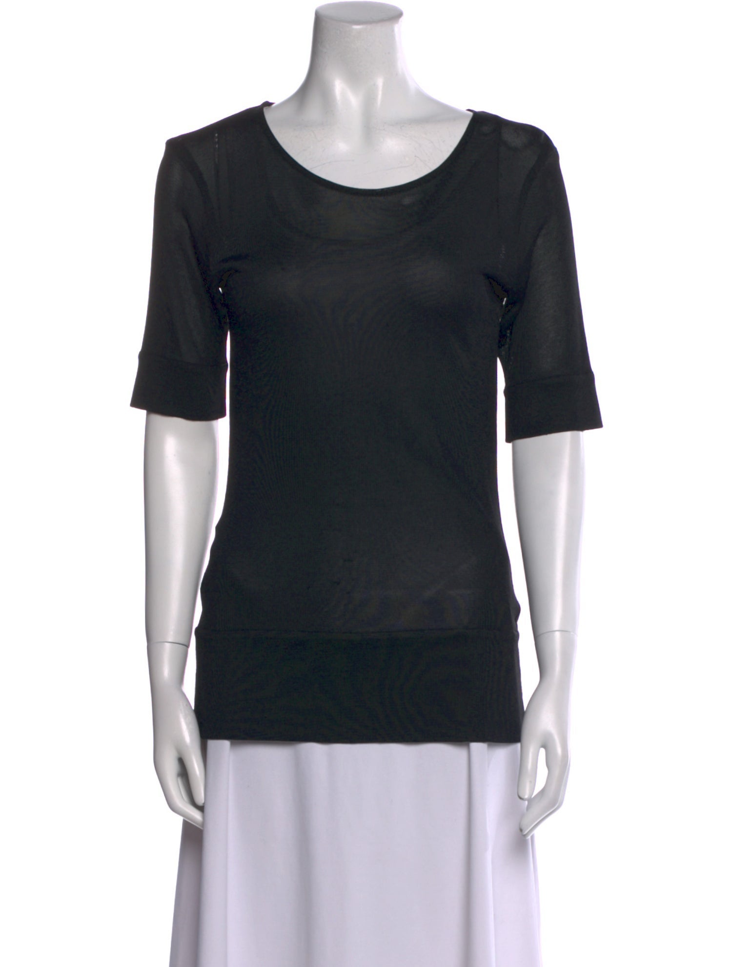 Giorgio Armani Scoop Neck Short Sleeve T-Shirt