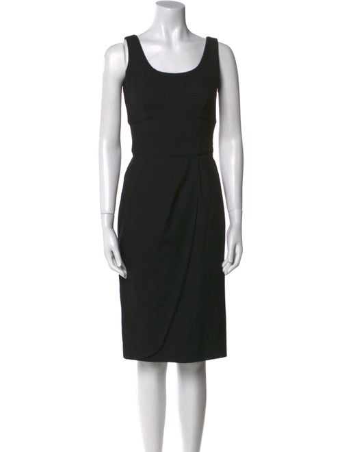 Giorgio Armani Virgin Wool Knee-Length Dress
