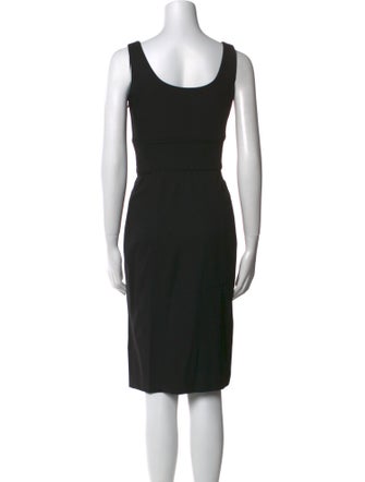 Giorgio Armani Virgin Wool Knee-Length Dress