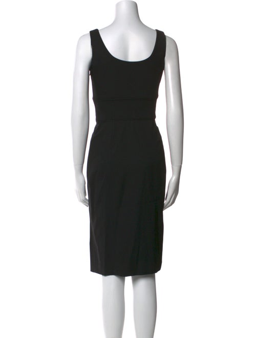 Giorgio Armani Virgin Wool Knee-Length Dress