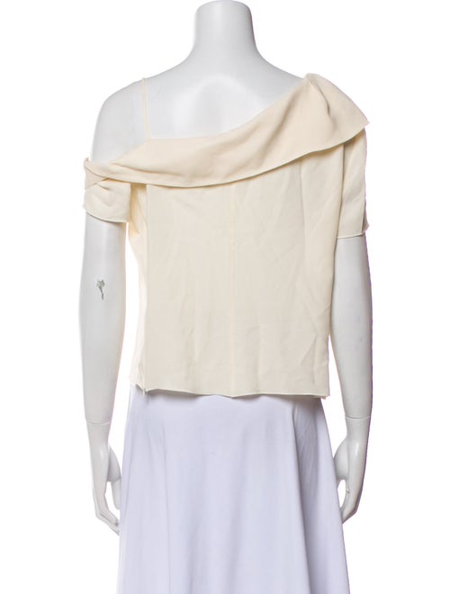 Giorgio Armani Silk One-Shoulder Blouse
