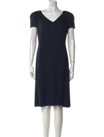 Giorgio Armani Silk Knee-Length Dress