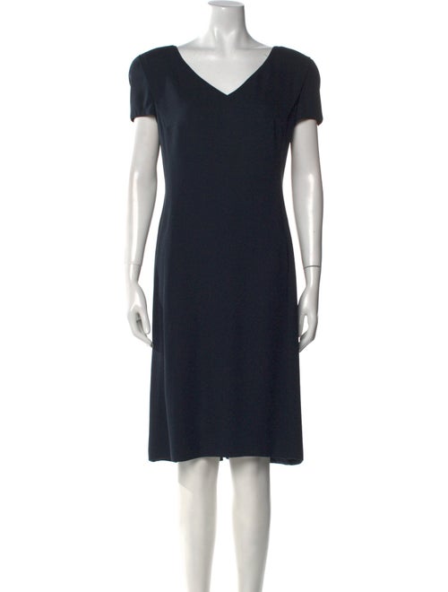 Giorgio Armani Silk Knee-Length Dress