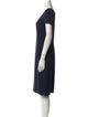 Giorgio Armani Silk Knee-Length Dress