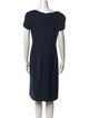 Giorgio Armani Silk Knee-Length Dress