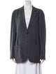 Giorgio Armani Virgin Wool Striped Blazer