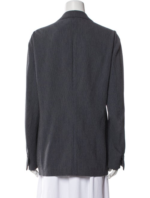 Giorgio Armani Virgin Wool Striped Blazer