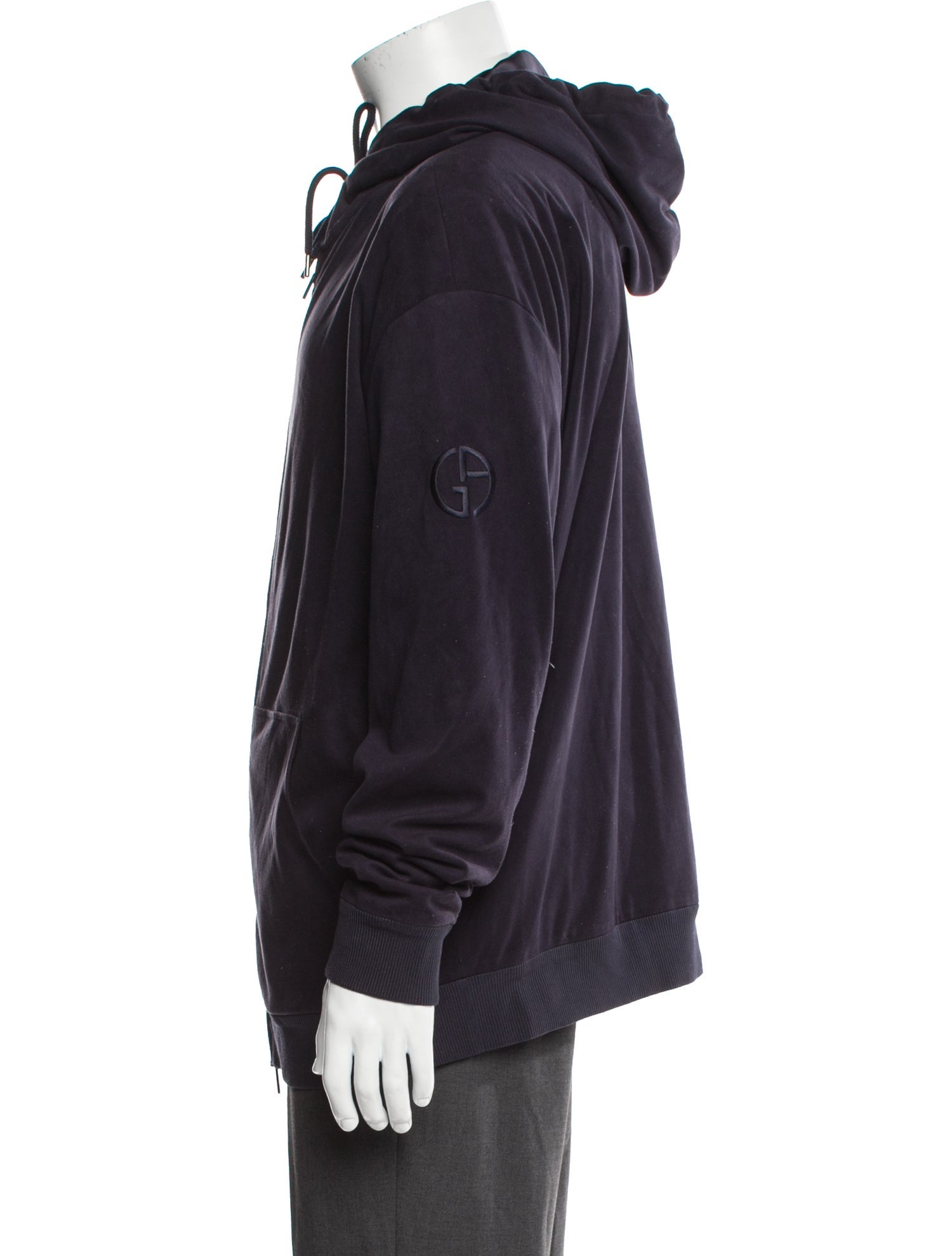 Giorgio Armani Crew Neck Long Sleeve Hoodie