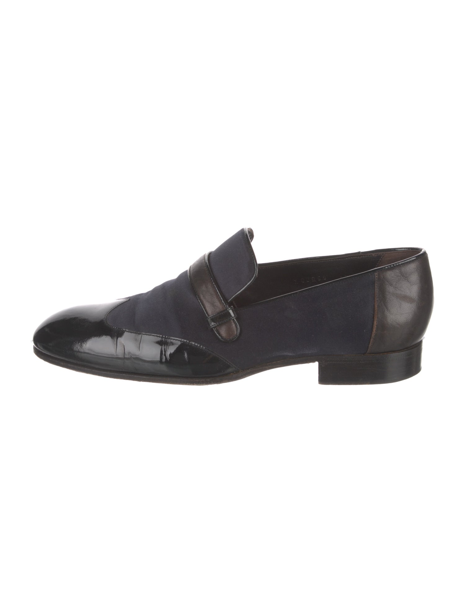 Giorgio Armani Patent Leather Dress Loafers