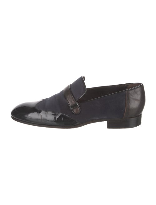 Giorgio Armani Patent Leather Dress Loafers