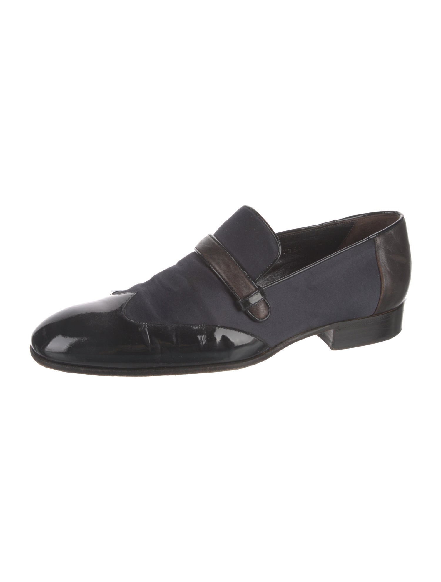 Giorgio Armani Patent Leather Dress Loafers