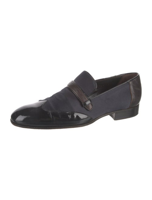 Giorgio Armani Patent Leather Dress Loafers