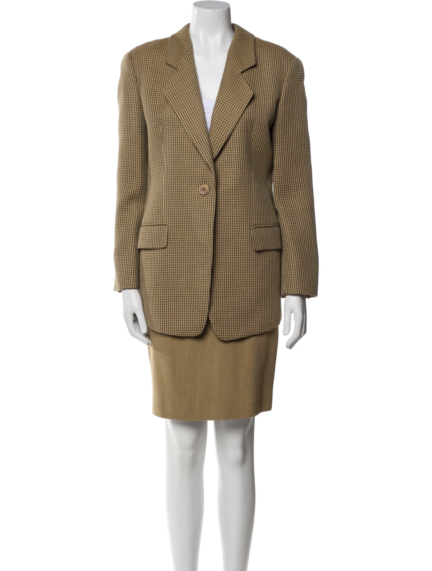 Giorgio Armani Virgin Wool Skirt Suit