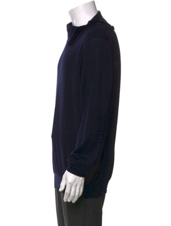 Giorgio Armani Mock Neck Long Sleeve Pullover