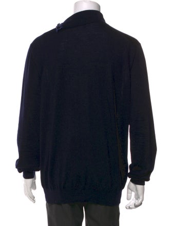 Giorgio Armani Mock Neck Long Sleeve Pullover