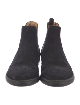 Giorgio Armani Suede Chelsea Boots