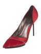 Giorgio Armani Satin D'Orsay Pumps