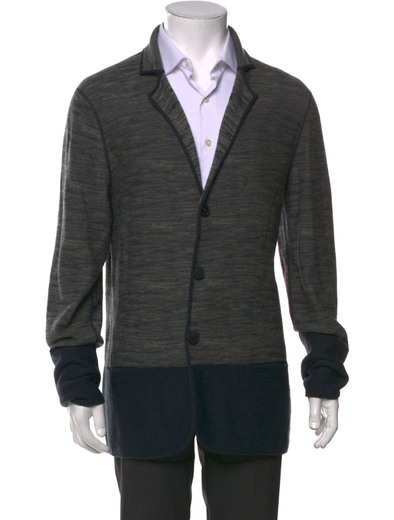 Giorgio Armani Virgin Wool V-Neck Cardigan