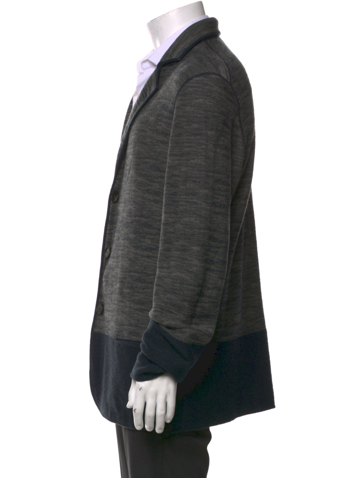 Giorgio Armani Virgin Wool V-Neck Cardigan