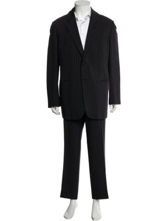 Giorgio Armani Wool Striped Two-Piece Suit