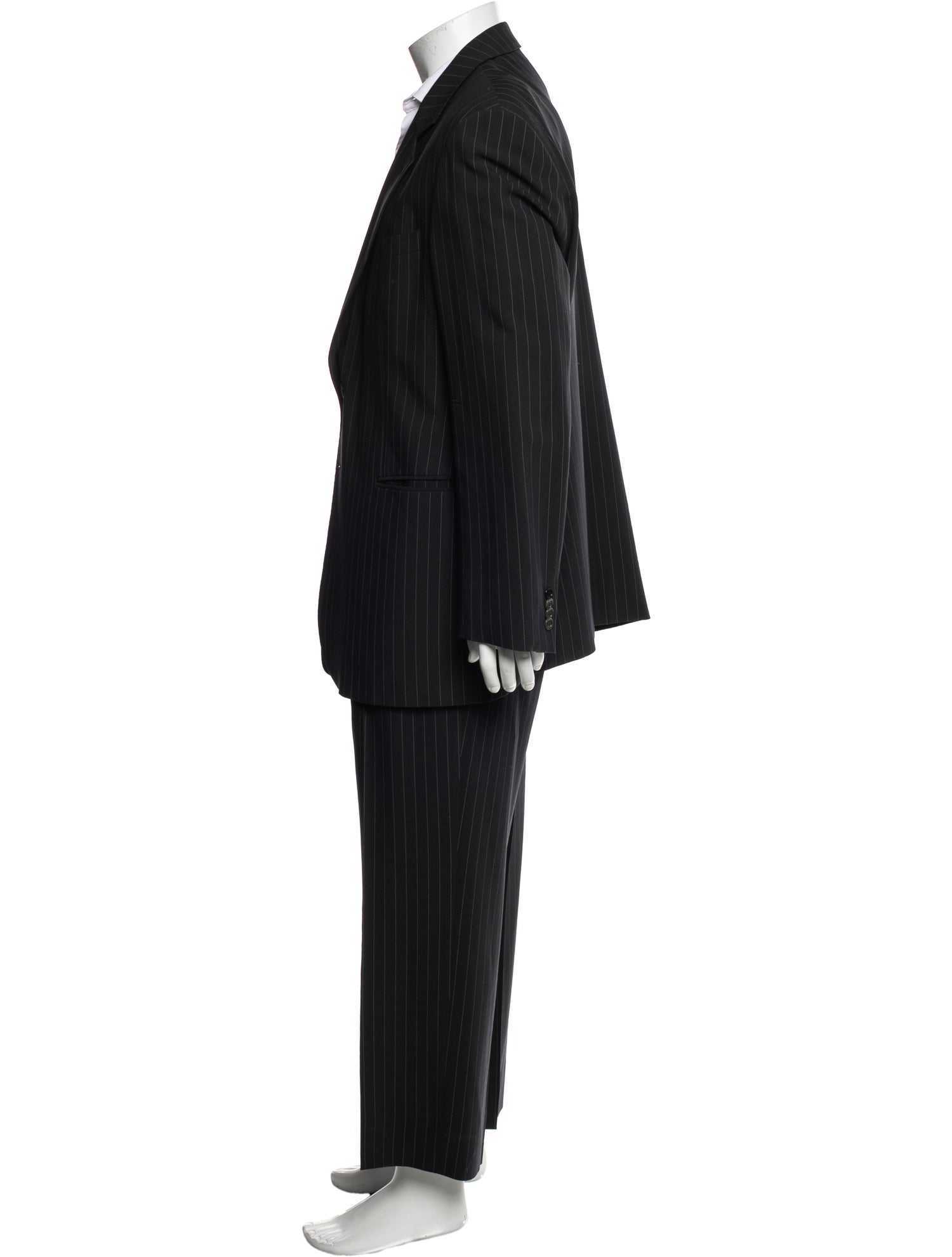 Giorgio Armani Wool Striped Two-Piece Suit