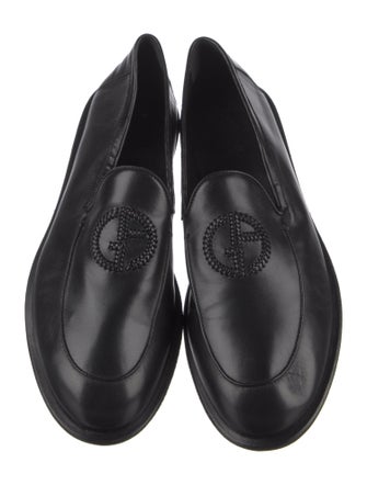 Giorgio Armani Leather Dress Loafers