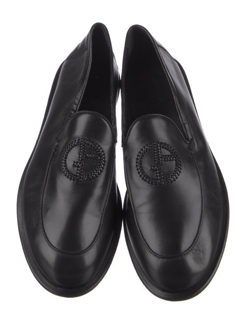 Giorgio Armani Leather Dress Loafers