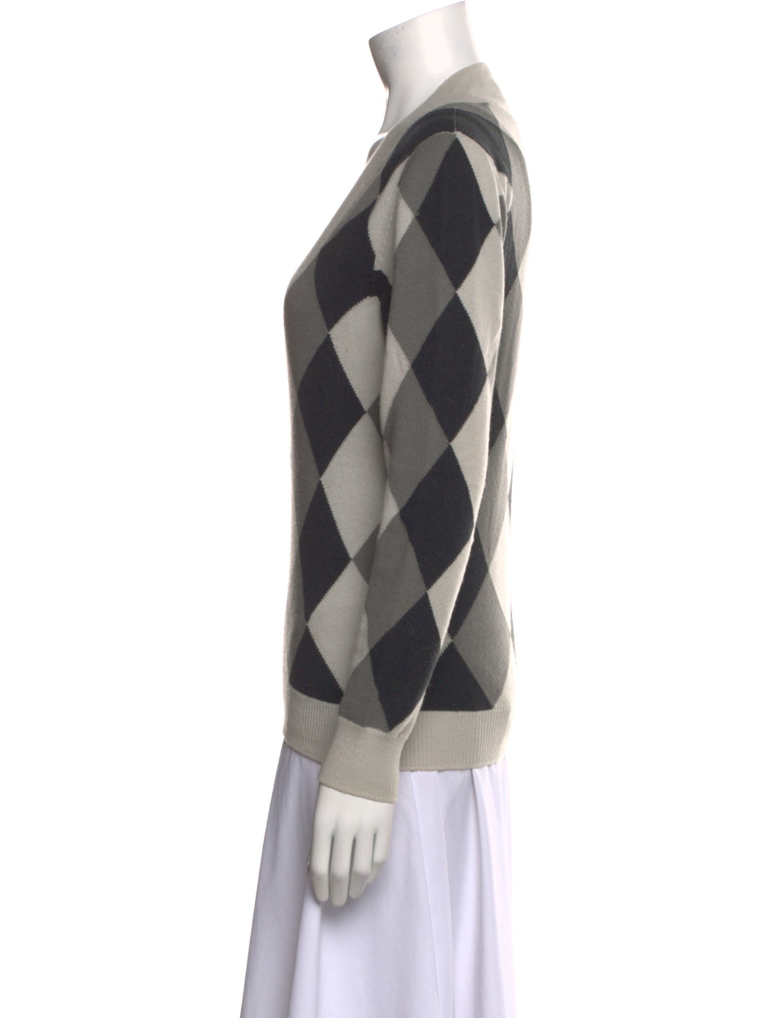 Giorgio Armani Cashmere Printed Sweater