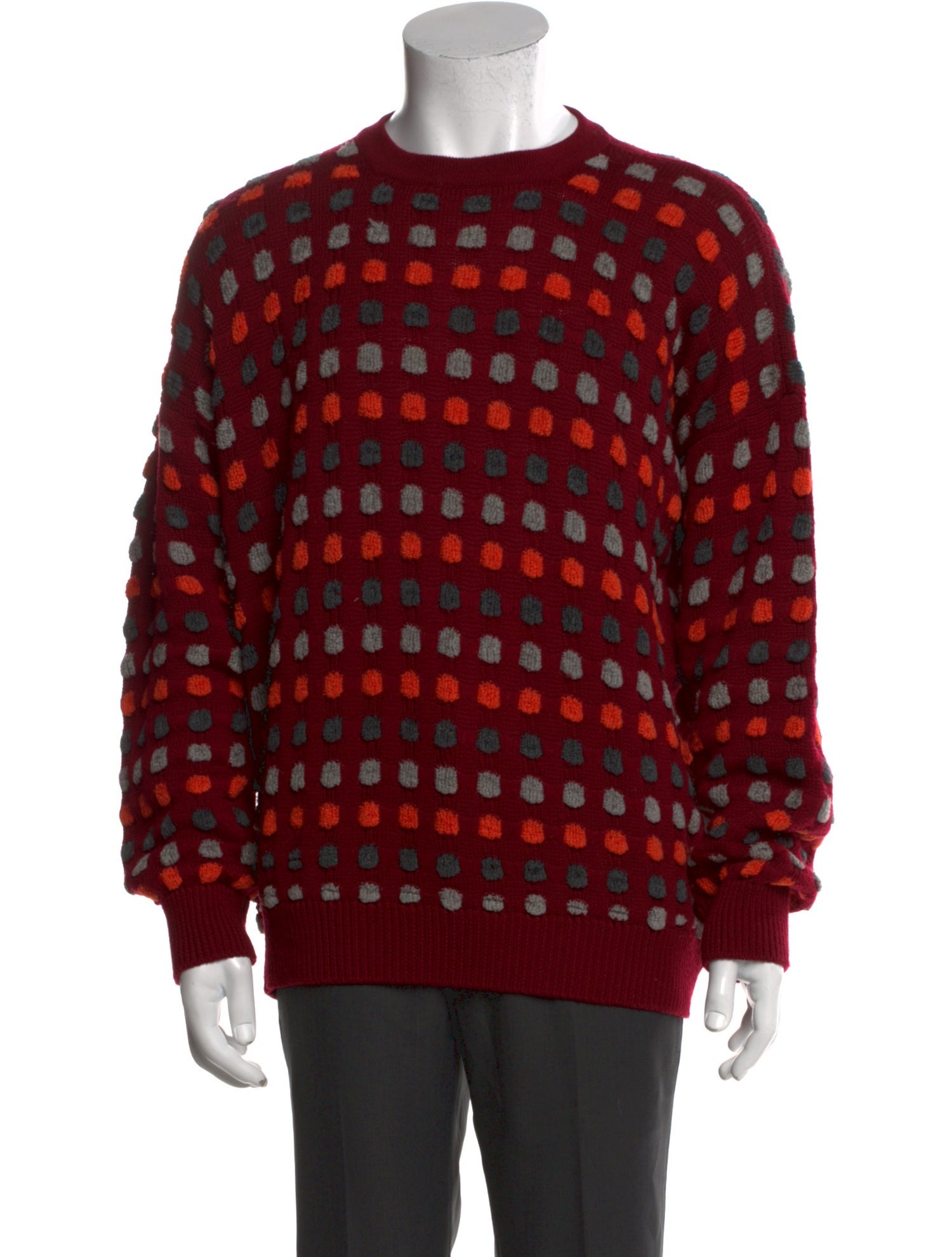 Giorgio Armani Striped Crew Neck Pullover