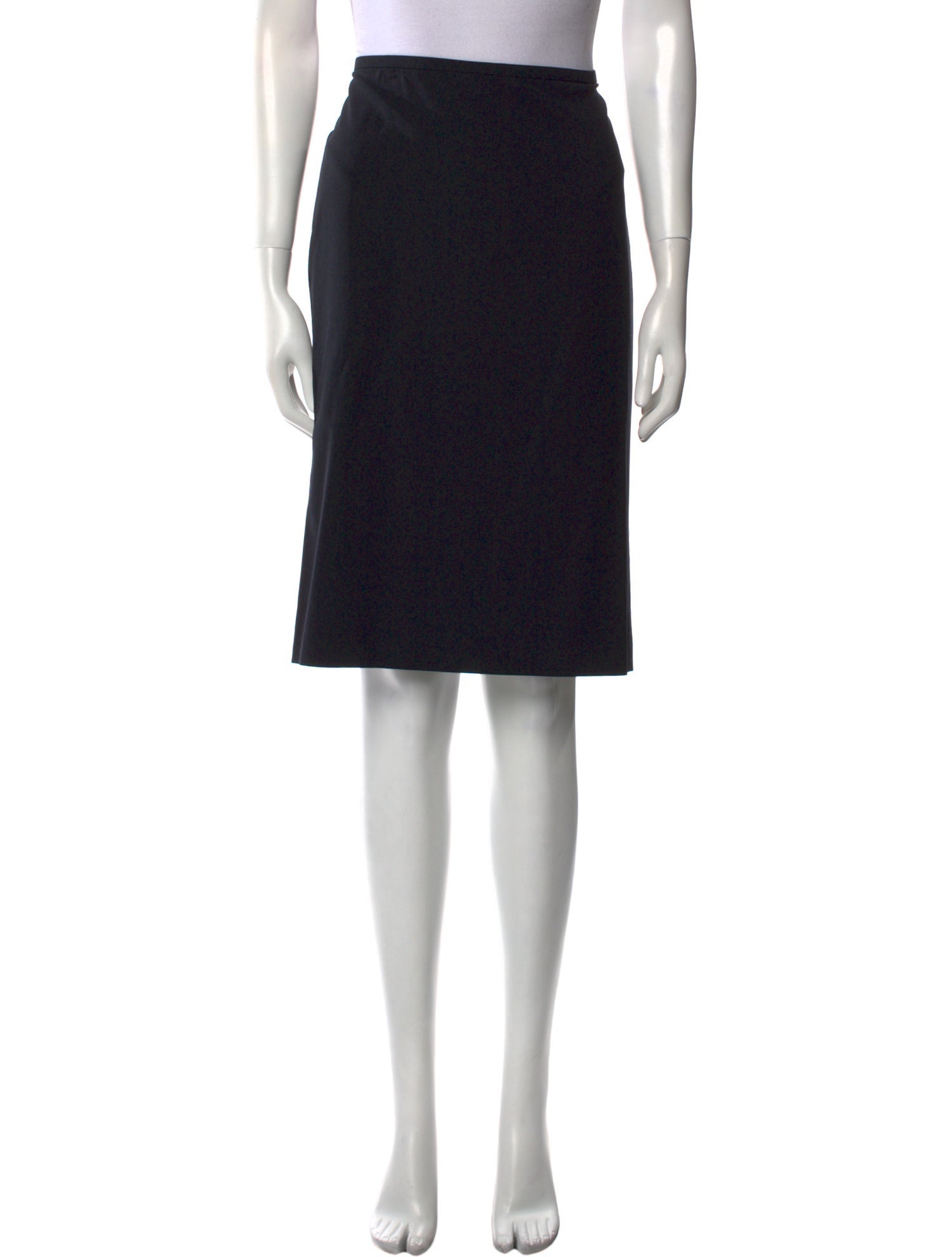 Giorgio Armani Virgin Wool Knee-Length Skirt